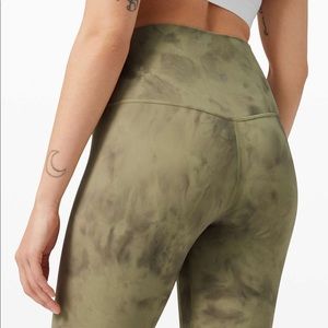 Lululemon Align Olive Diamond Dye Pant